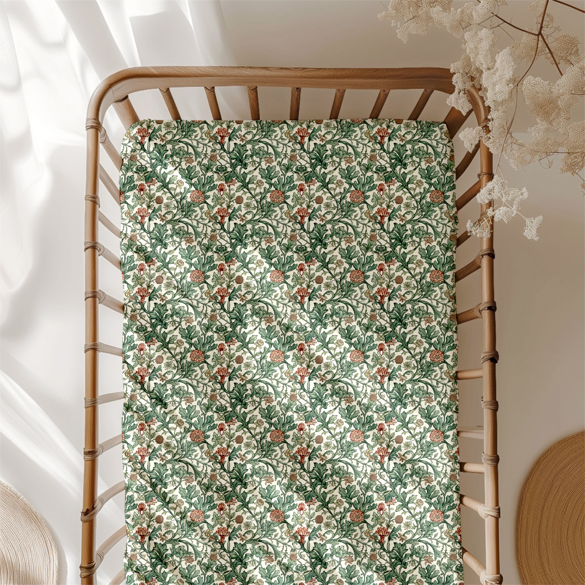 Crib Sheet – William Morris Bold Liberty Floral